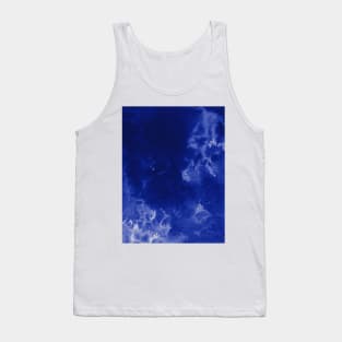 Watercolor wash - dark blue Tank Top